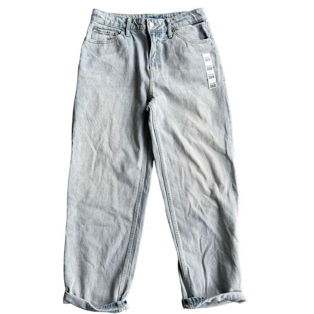 Original Use Relaxed Straight Leg Jeans Light Denim Wash 33 x 30